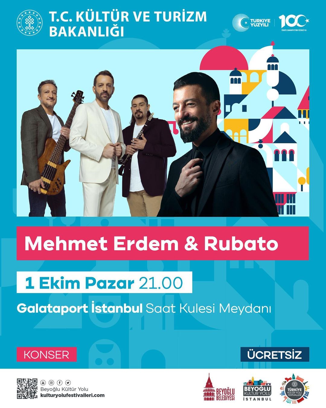 Beyoğlu Belediyesi  - Mehmet Erdem ve Rubato Konseri